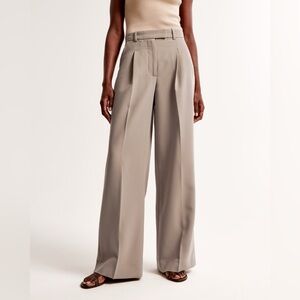 A&F Sloane Tailored Wide Leg Pant  Sz 8